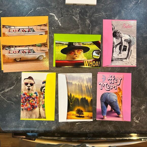 Avanti New Bundle of 7 Mothers Day Thanksgiving Birthday Etc Cards - Picture 4 of 8